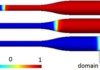 Modeling magnetic-field-induced domain wall propagation in modulated-diameter cylindrical nanowires